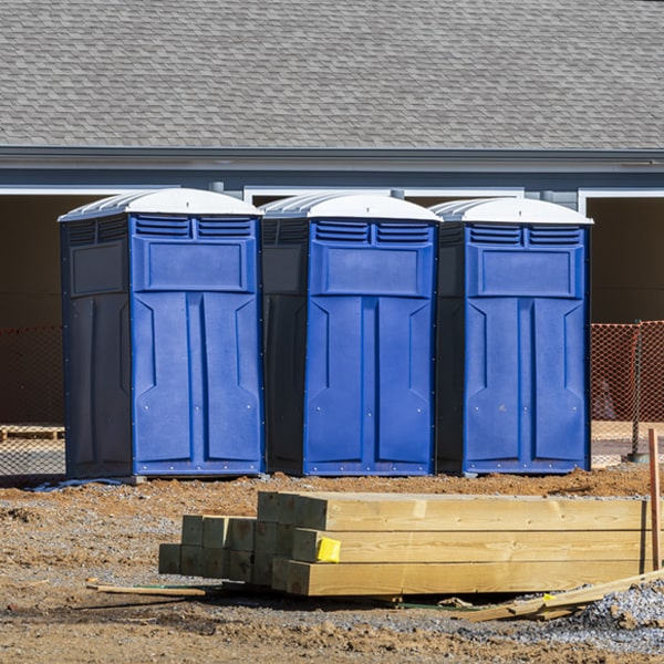 can i customize the exterior of the porta potties with my event logo or branding in Dateland